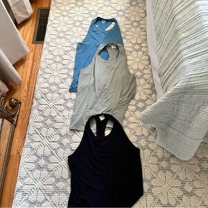 Athleta Women's Muscle Tees - Black, Gray, Blue